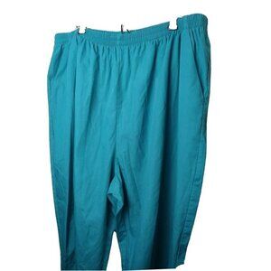$ SB SCRUBs Teal Women's Elastic Waist Pull On Scrub/Nursings Pants. Size 3X